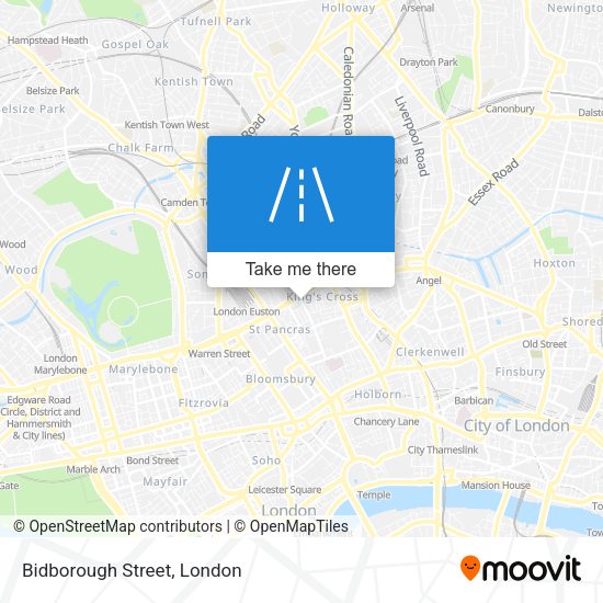 Bidborough Street map