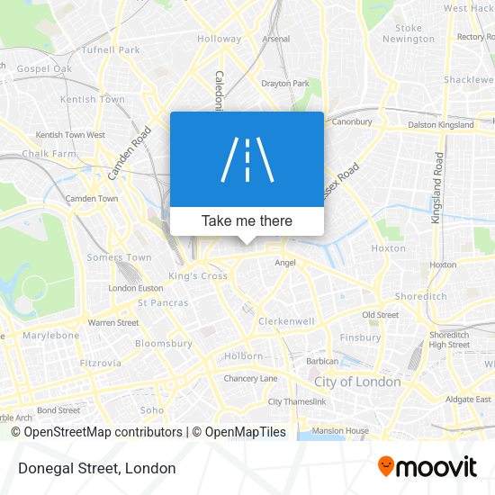 Donegal Street map
