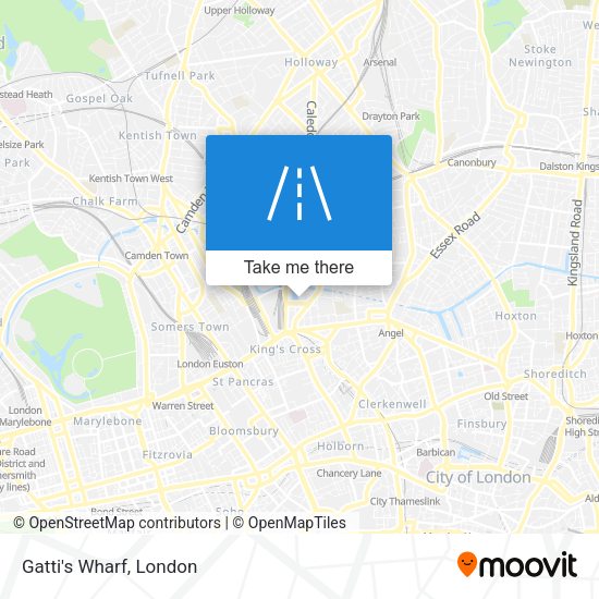 Gatti's Wharf map