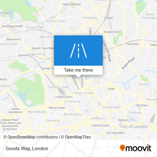 Goods Way map