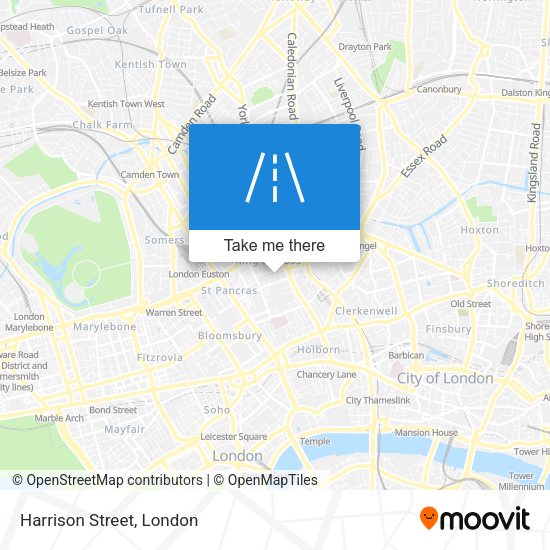 Harrison Street map