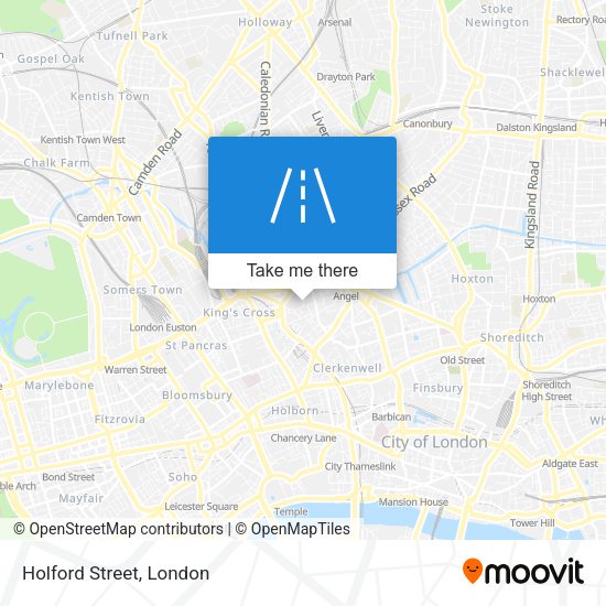 Holford Street map