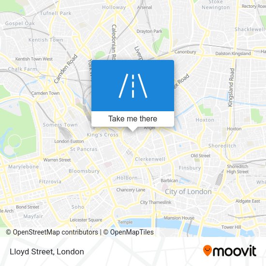 Lloyd Street map