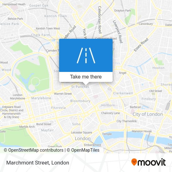 Marchmont Street map