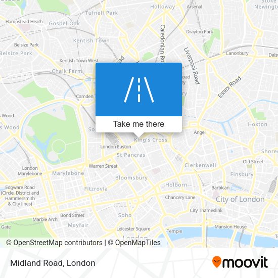 Midland Road map