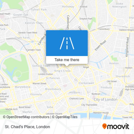 St. Chad's Place map