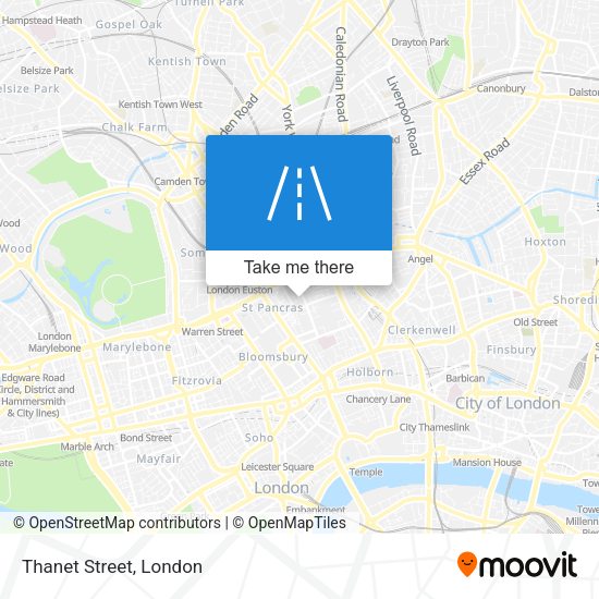 Thanet Street map