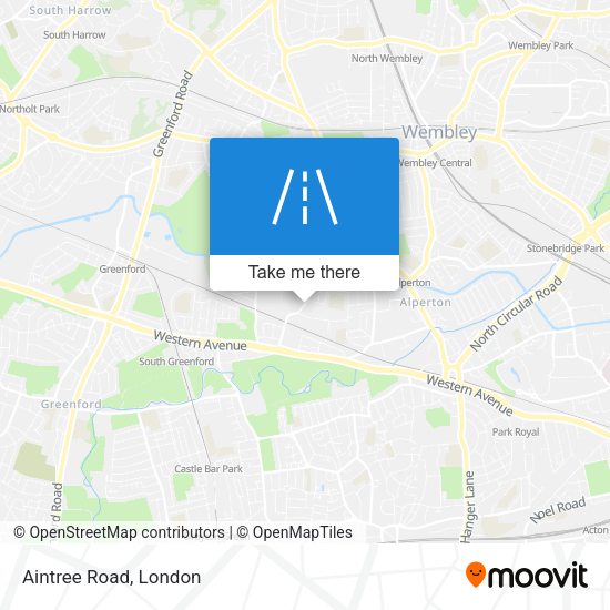 Aintree Road map