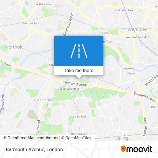 Barmouth Avenue map