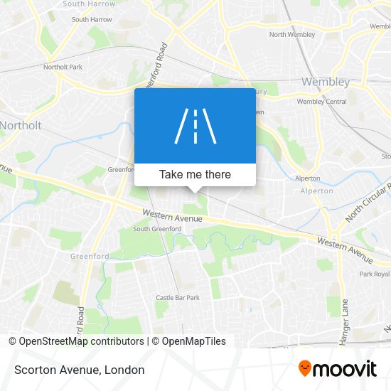 Scorton Avenue map