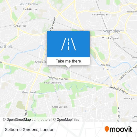 Selborne Gardens map