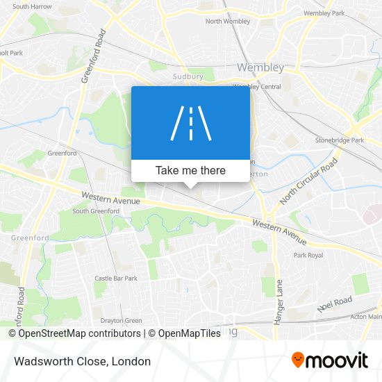 Wadsworth Close map