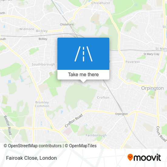 Fairoak Close map