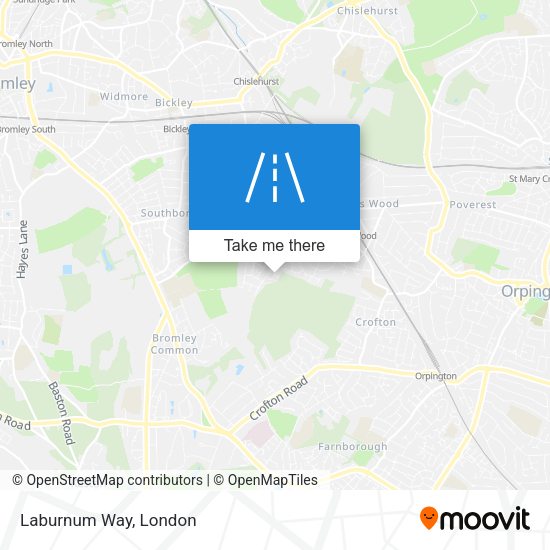 Laburnum Way map