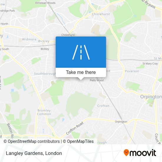 Langley Gardens map