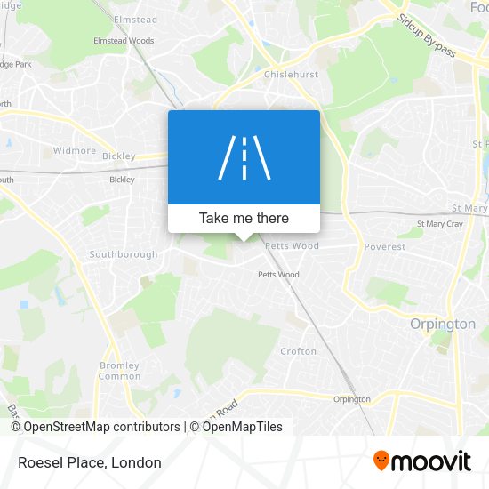 Roesel Place map
