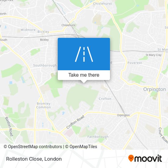 Rolleston Close map