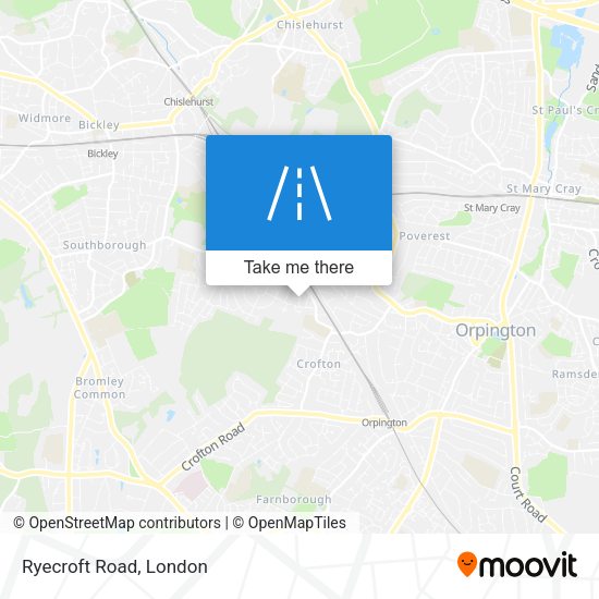 Ryecroft Road map