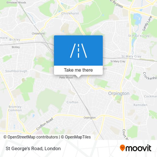 St George's Road map