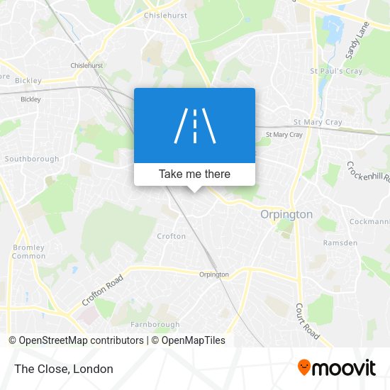 The Close map