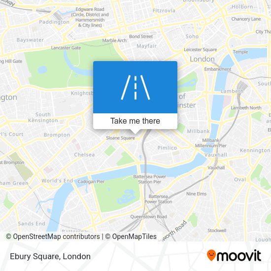Ebury Square map