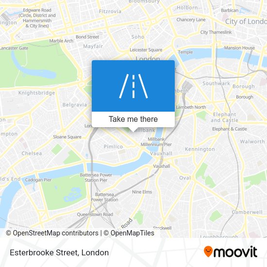 Esterbrooke Street map