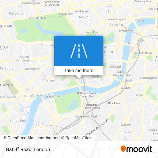 Gatliff Road map