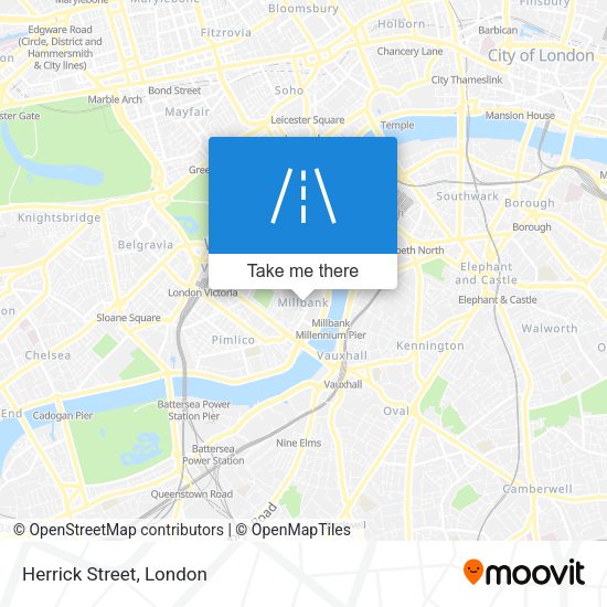 Herrick Street map