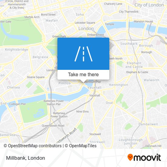 Millbank map