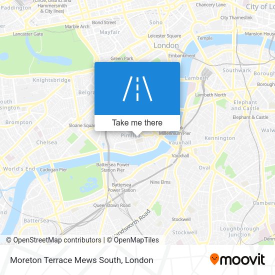 Moreton Terrace Mews South map
