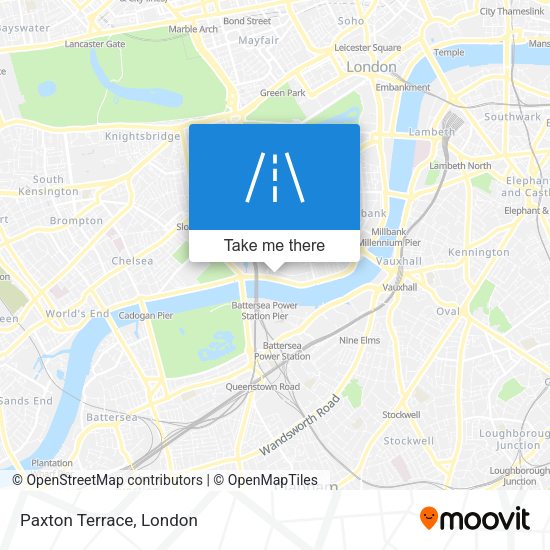 Paxton Terrace map