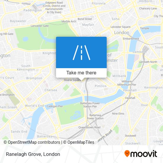 Ranelagh Grove map