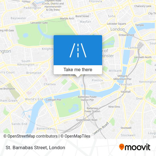 St. Barnabas Street map
