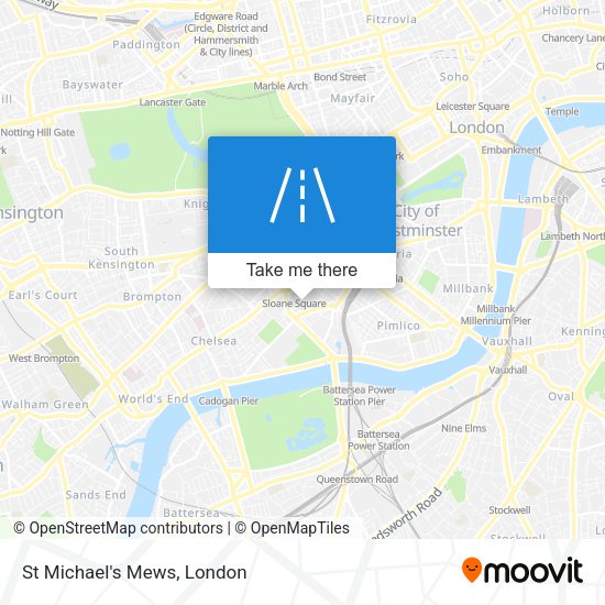 St Michael's Mews map