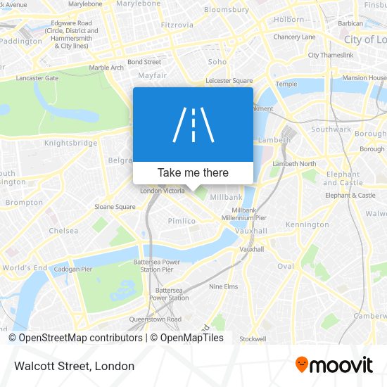 Walcott Street map