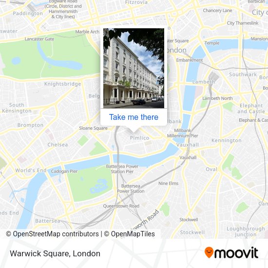 Warwick Square map