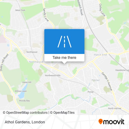 Athol Gardens map