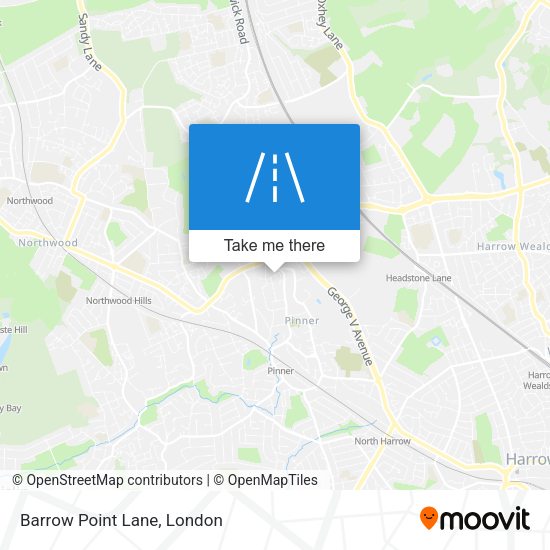 Barrow Point Lane map