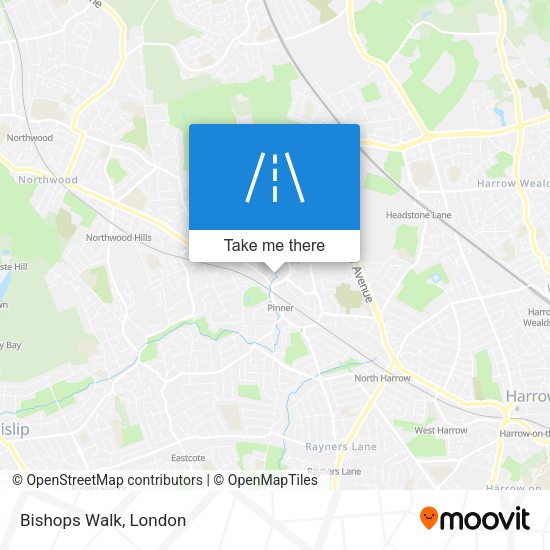 Bishops Walk map