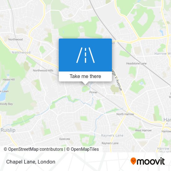 Chapel Lane map