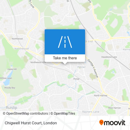 Chigwell Hurst Court map