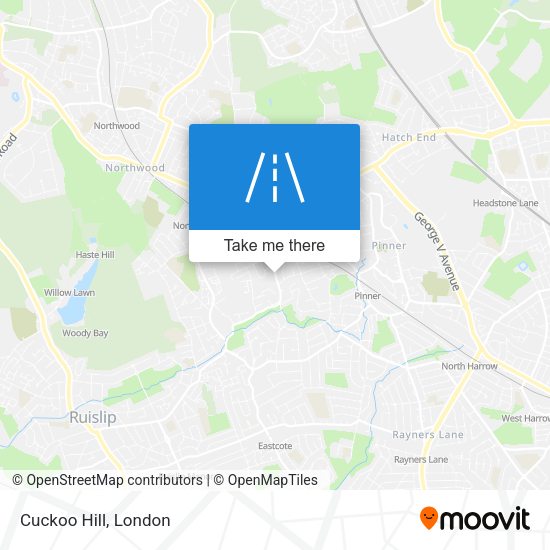 Cuckoo Hill map