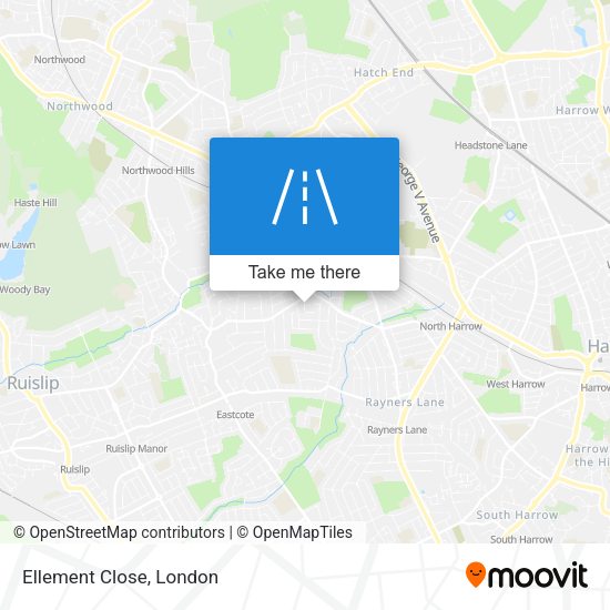 Ellement Close map