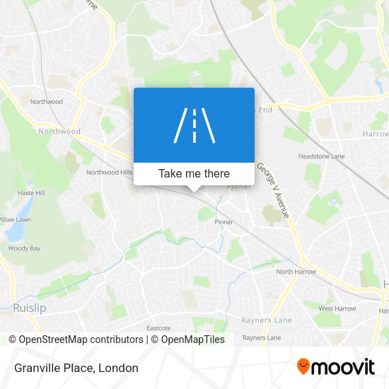Granville Place map