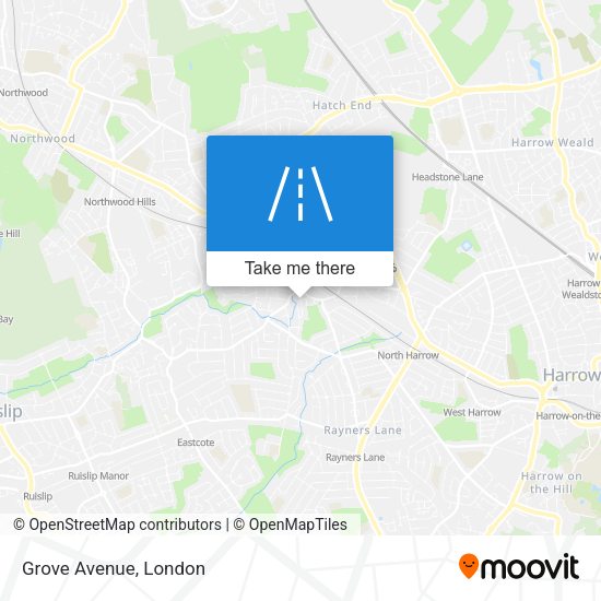 Grove Avenue map