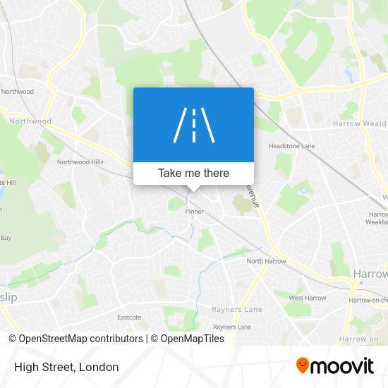 High Street map