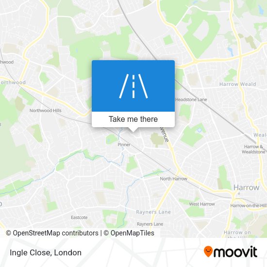 Ingle Close map