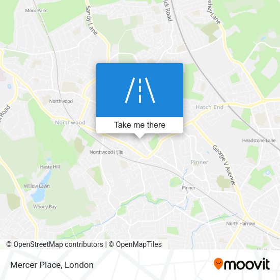 Mercer Place map