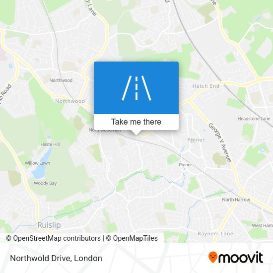 Northwold Drive map