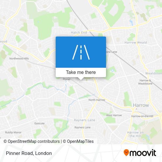 Pinner Road map